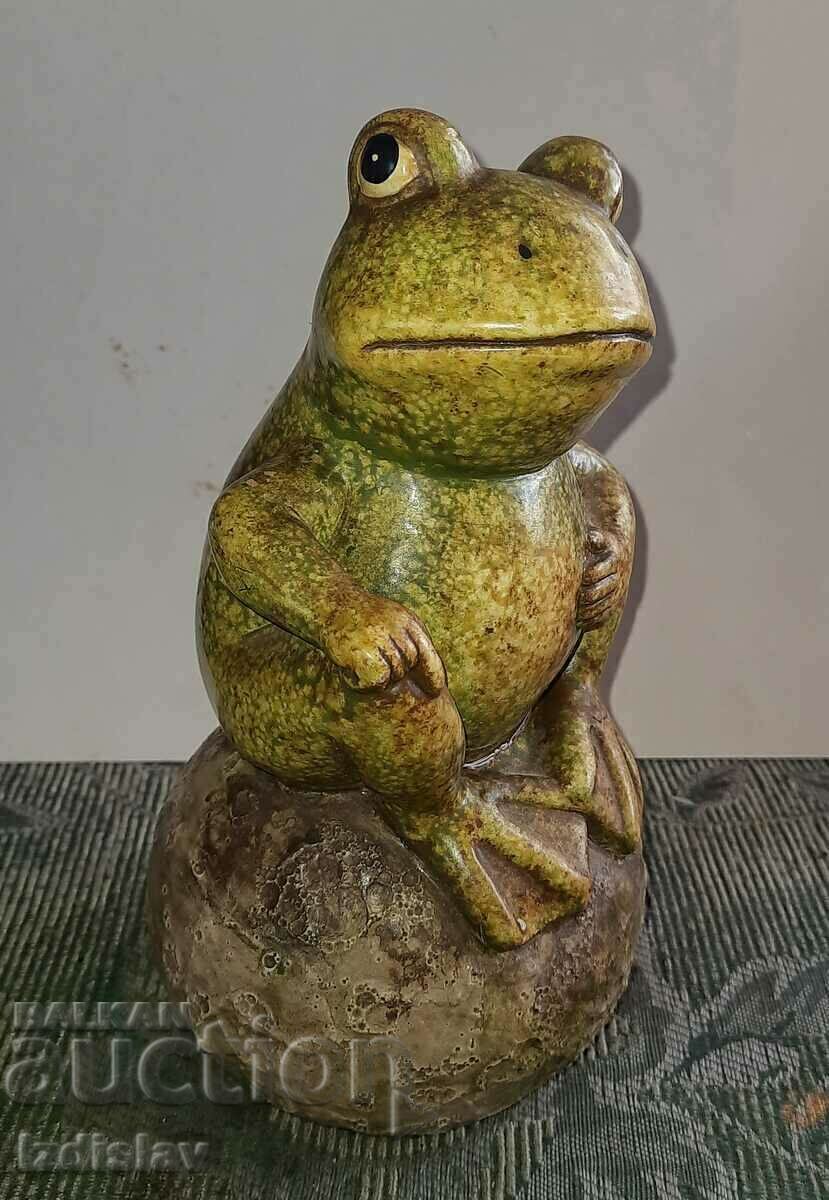 Handmade ceramic frog - 7
