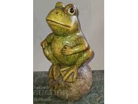 Handmade ceramic frog