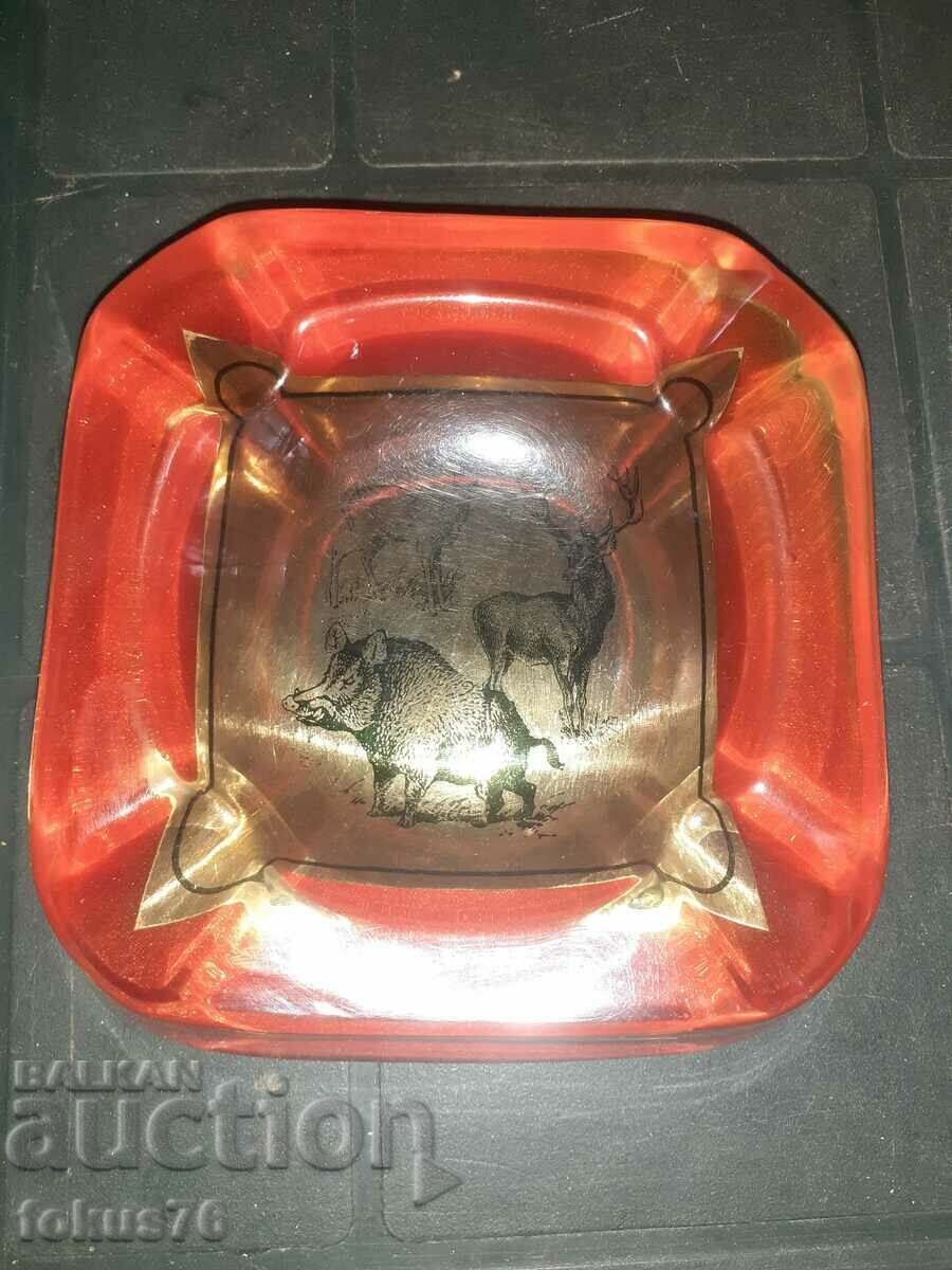 A great old Russian ashtray - Katalin - with hunting motifs - 5 A great old Russian ashtray - Katalin - with hunting motifs - 5