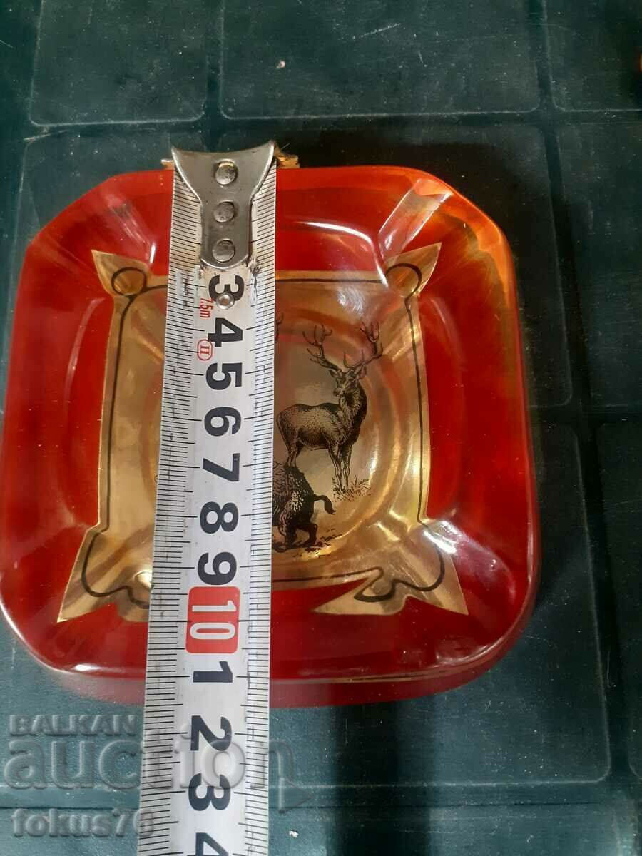 A great old Russian ashtray - Katalin - with hunting motifs - 7 A great old Russian ashtray - Katalin - with hunting motifs - 7
