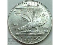 50 centesimi 1941 Italia Vultur