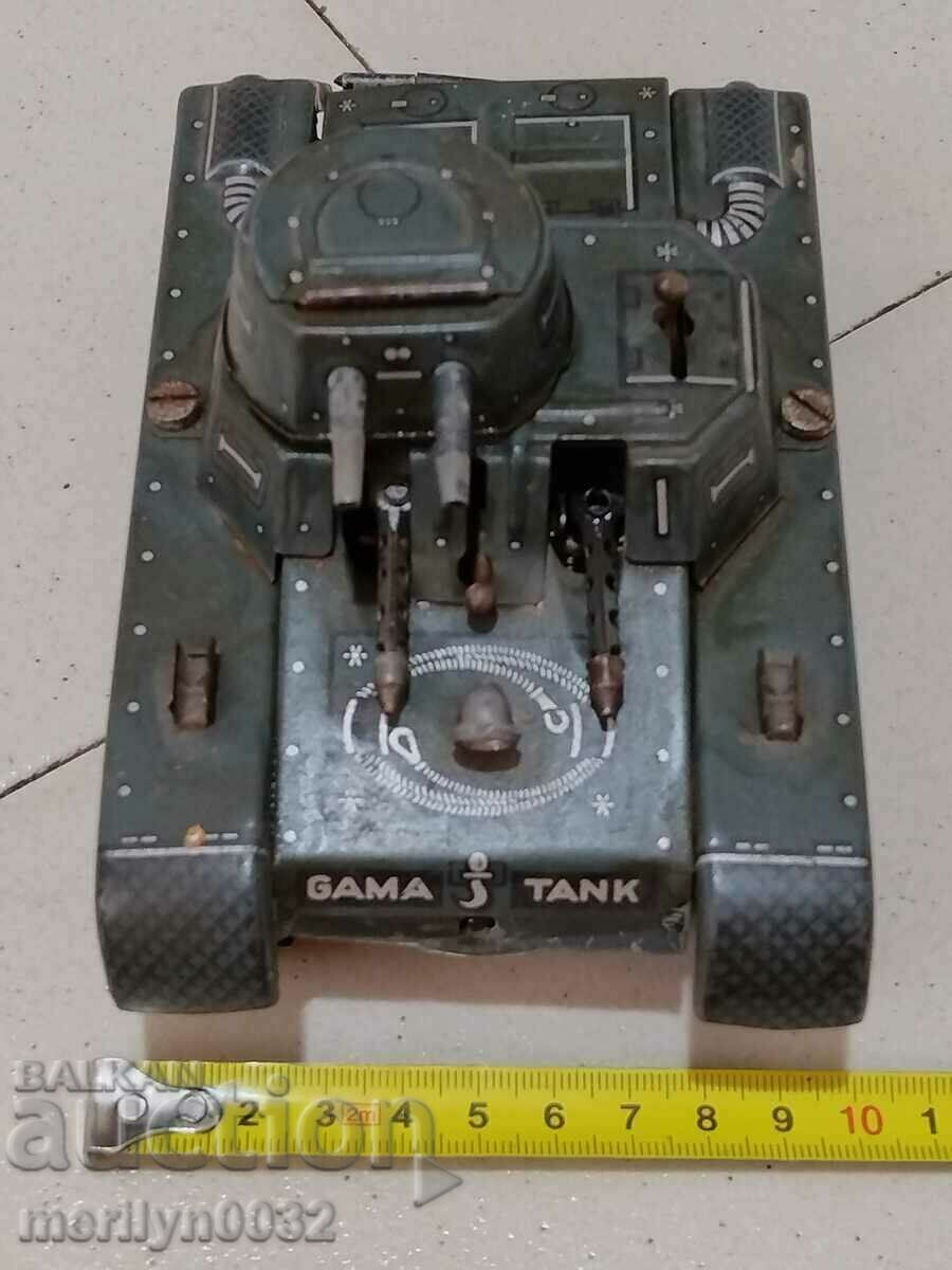 German sheet metal toy tank 30-40 years Wehrmacht ORIGINAL - 6 German sheet metal toy tank 30-40 years Wehrmacht ORIGINAL - 6