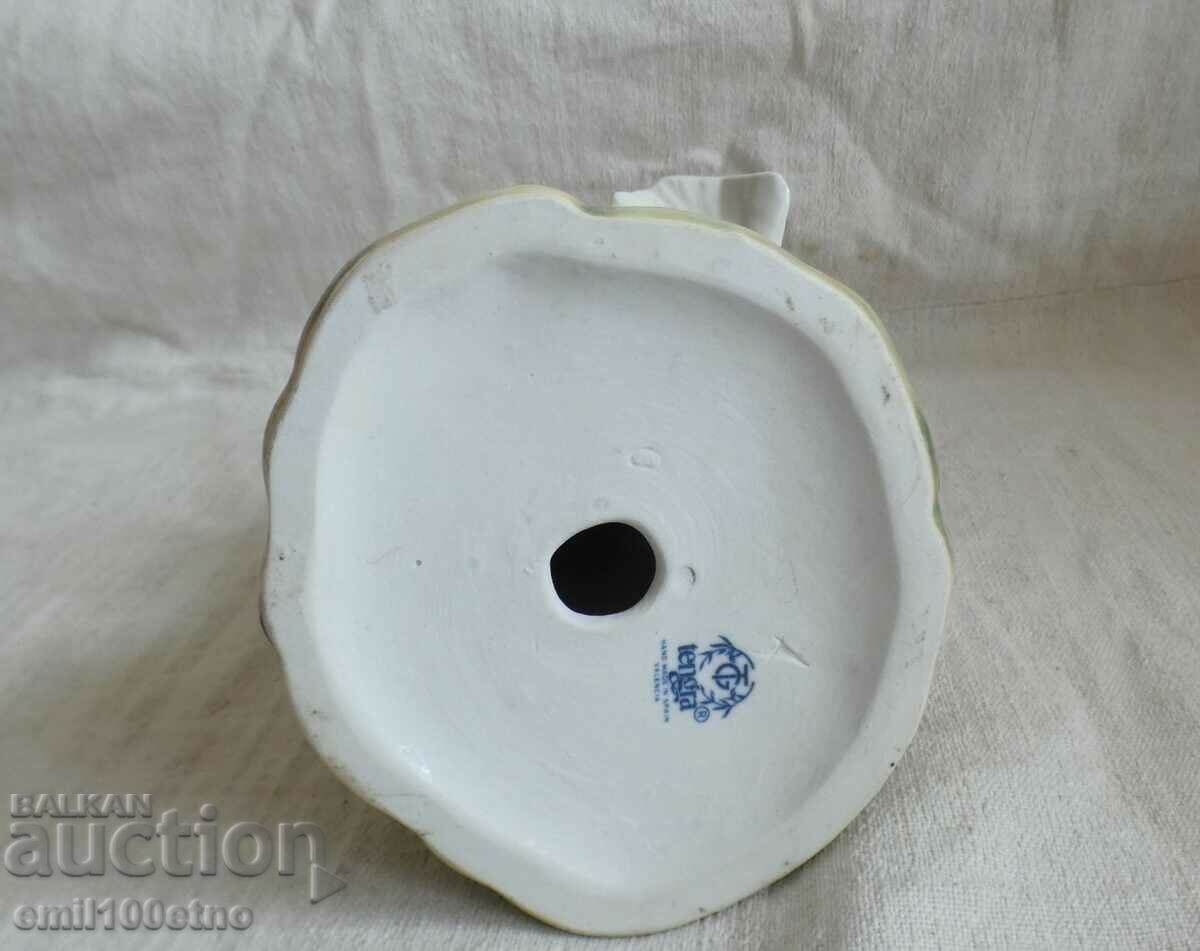 Figure Pair of pigeons porcelain TENGRA hand made Spain - 5