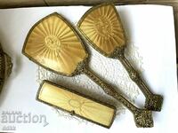 A beautiful brass set from England with markings