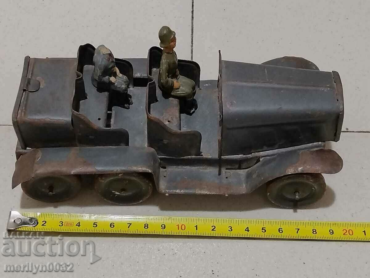 Delivery of German sheet metal toy car 1930s Wehrmacht ORIGINAL Delivery of German sheet metal toy car 1930s Wehrmacht ORIGINAL