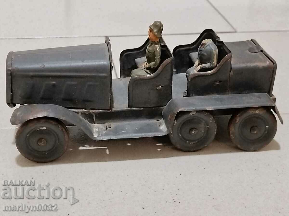 German sheet metal toy car 1930s Wehrmacht ORIGINAL