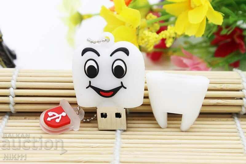 Flash USB 32 GB Tooth flash memory, a gift for a dentist with price 22.00 BGN | € 11.25 Flash USB 32 GB Tooth flash memory, a gift for a dentist with price 22.00 BGN | € 11.25