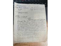 1924 CONSILIUL PLEVEN DE IGIENĂ DOCUMENT DE SECARĂ REGATUL BULGARIA