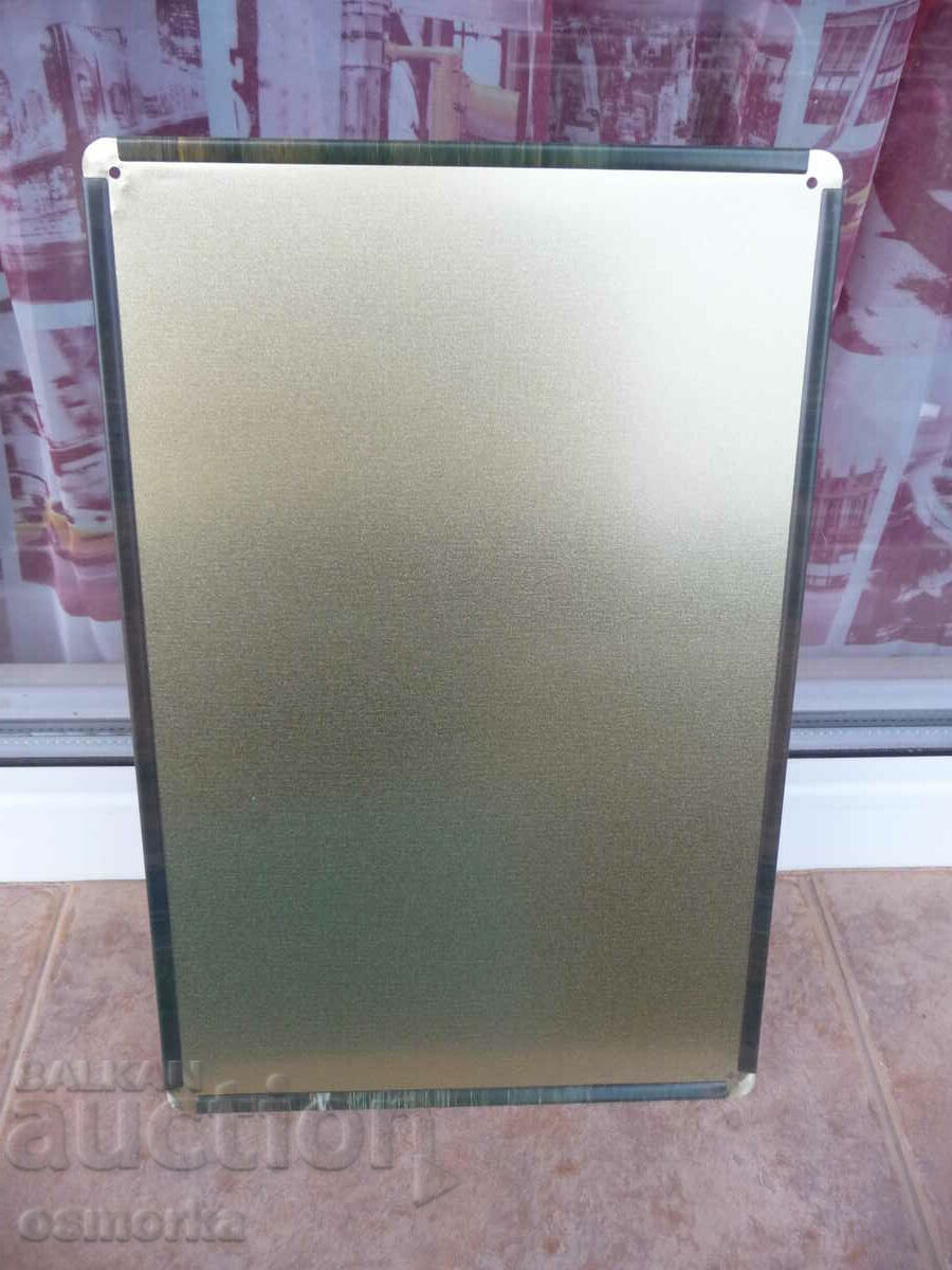 Licitație Mesaj inscripționat pe plăcuță metalică. Familia reguli fericirea norocul