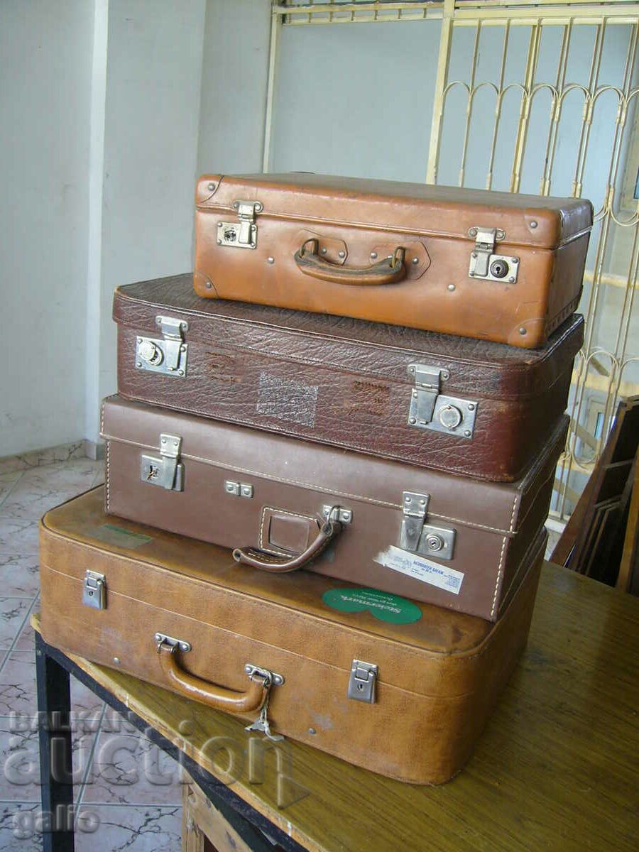 Collection of Old Suitcases