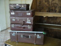 Collection of Old Suitcases