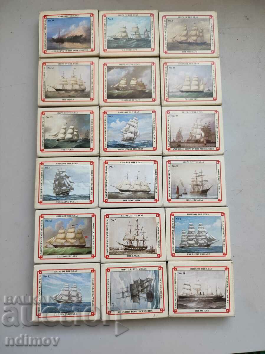 Set of matches The ships of the seas Match collection