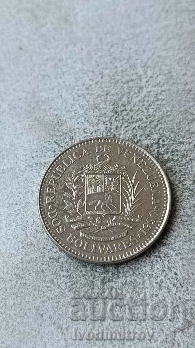 Venezuela 2 bolivars 1990