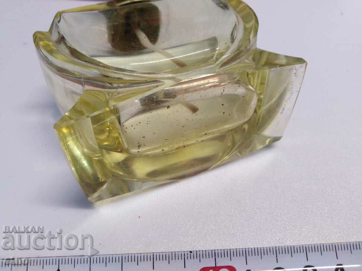 OLD GLASS BOTTLE OF PERFUME - 5 OLD GLASS BOTTLE OF PERFUME - 5