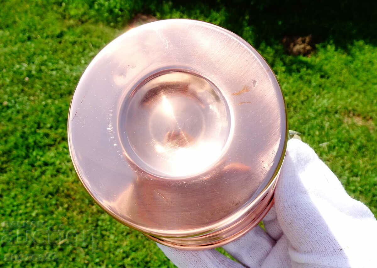 Delivery of Copper cauldron, copper mug, copper cup.