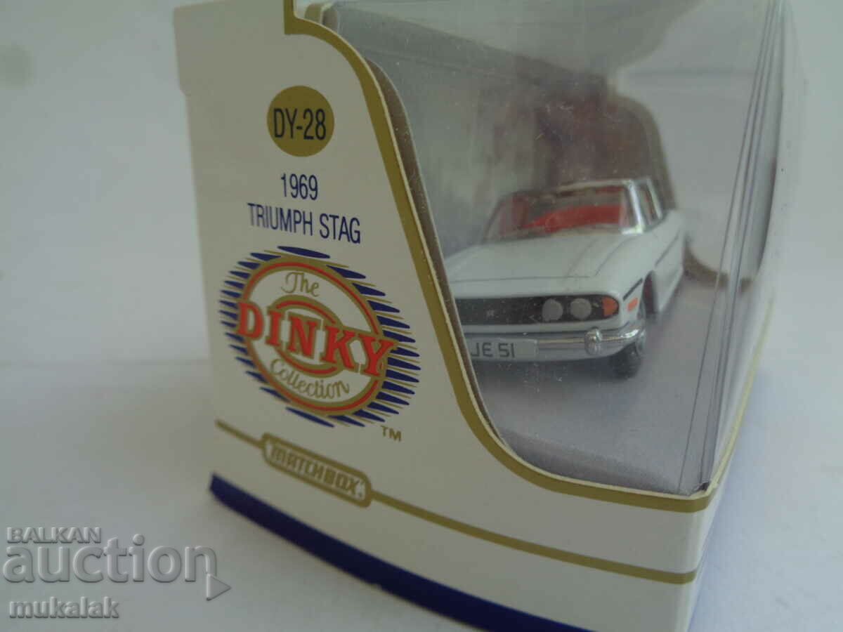 Licitație 1:43 DINKY MACHBOX TRIUMPH STAG MODEL cărucior Licitație 1:43 DINKY MACHBOX TRIUMPH STAG MODEL cărucior
