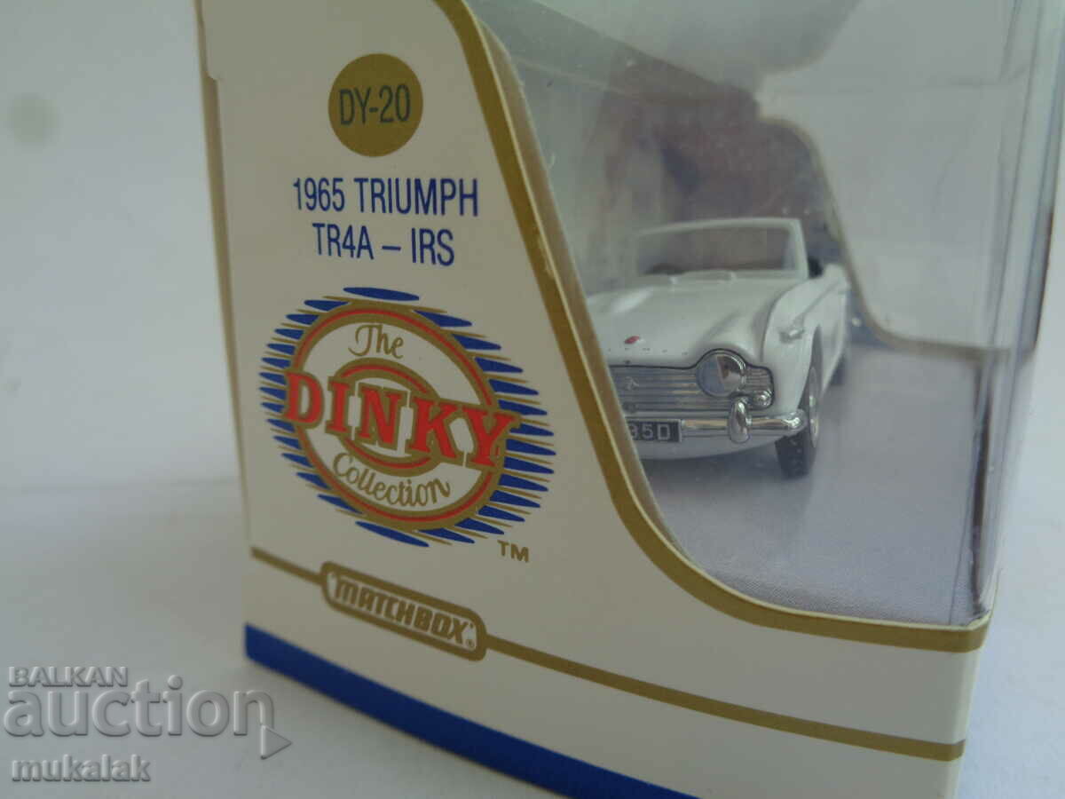 Auction  1:43 DINKY MATCHBOX TRIUMPH TR4A 1965 MODEL CAR