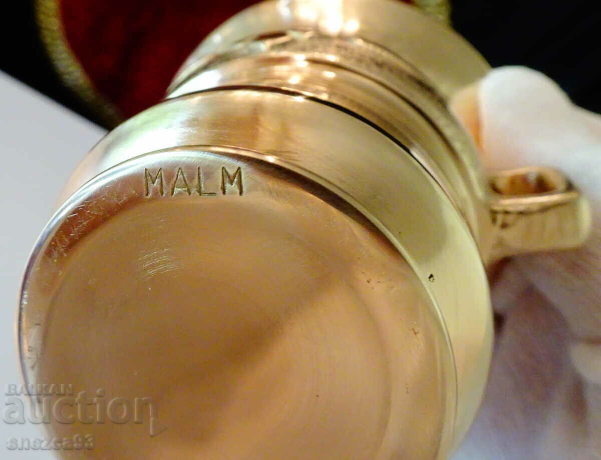 Aedel Malm Denmark bronze mortar and pestle. - 5