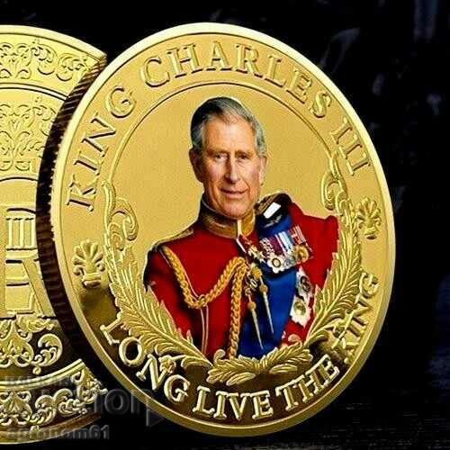 Сувенири, монети позлатени крал Чарлс 3