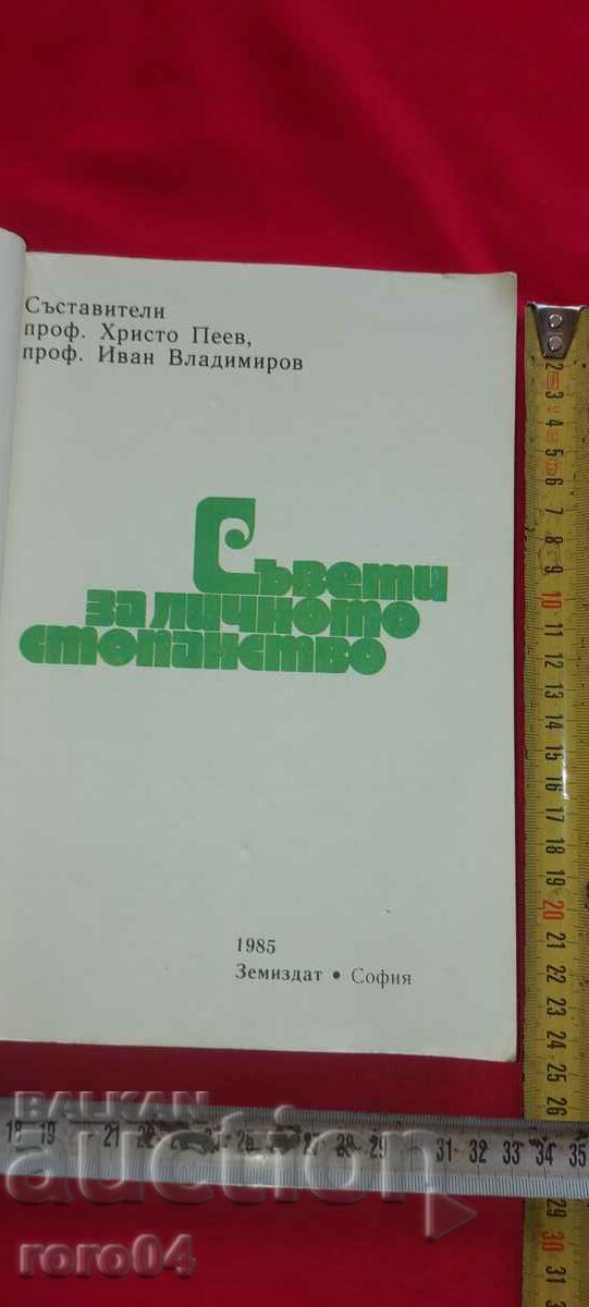 PRIVATE BUSINESS ADVICE with price 31.50 BGN | € 16.11