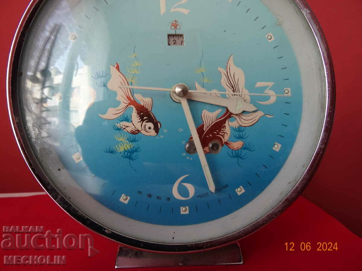 COLLECTIBLE CHINESE ALARM CLOCK 2D FISH 6 with price 40.00 BGN | € 20.45 COLLECTIBLE CHINESE ALARM CLOCK 2D FISH 6 with price 40.00 BGN | € 20.45
