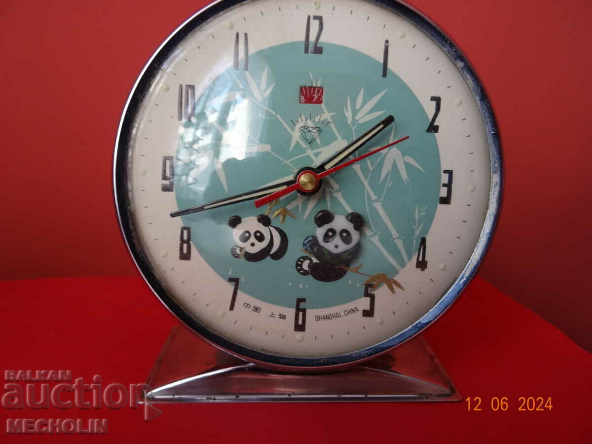 COLLECTIBLE CHINESE ALARM CLOCK 2 D PANDA 5 with price 50.00 BGN | € 25.56
