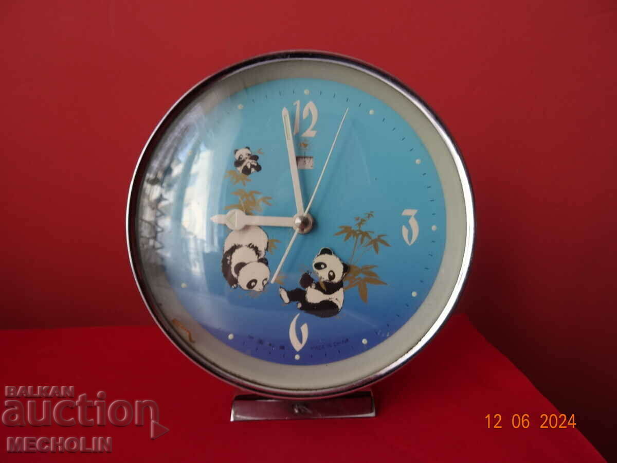 COLLECTIBLE CHINESE ALARM CLOCK 2 D PANDA 6 with price 50.00 BGN | € 25.56