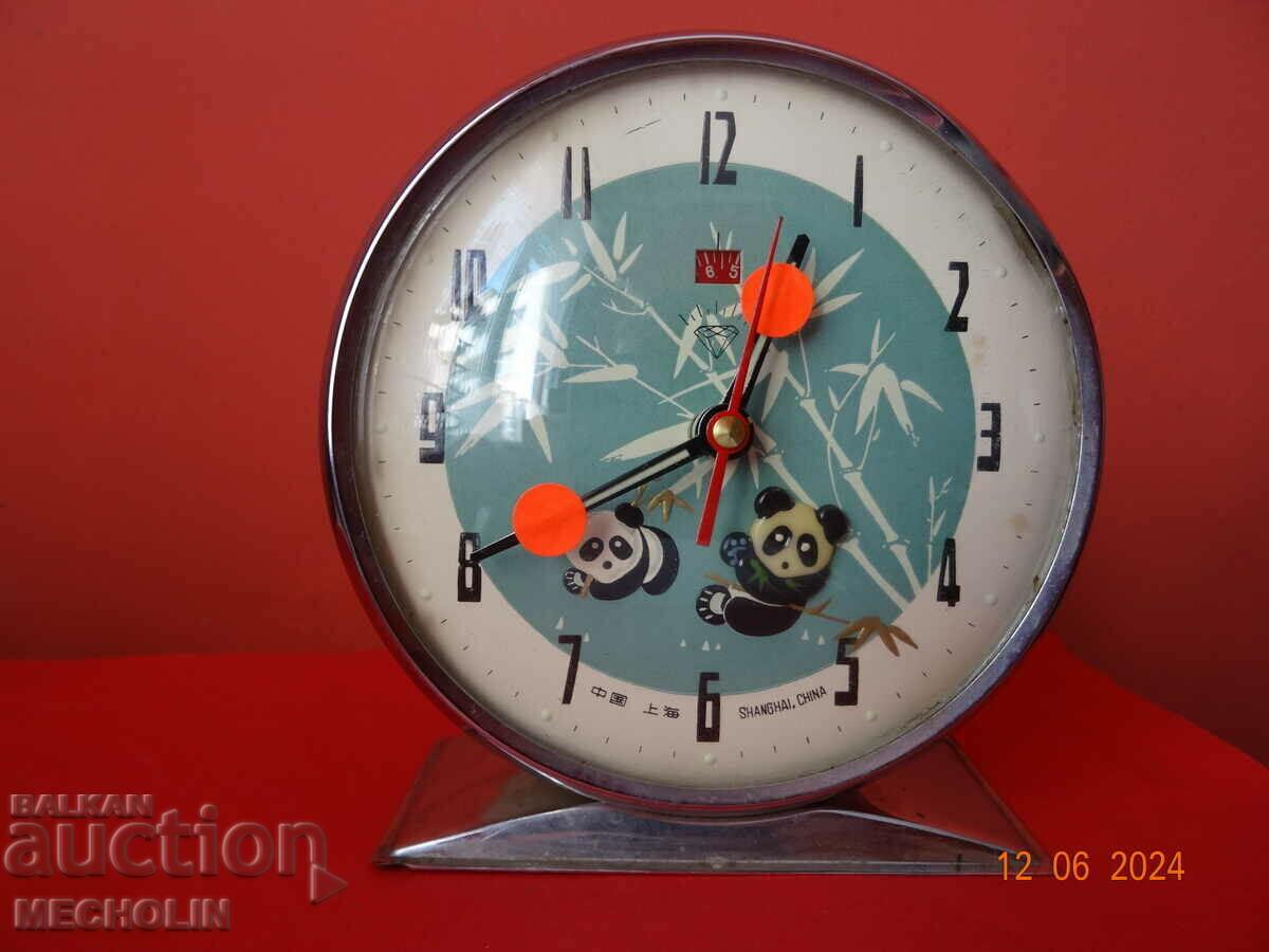 COLLECTIBLE CHINESE ALARM CLOCK 2 D PANDA 7 with price 50.00 BGN | € 25.56 COLLECTIBLE CHINESE ALARM CLOCK 2 D PANDA 7 with price 50.00 BGN | € 25.56