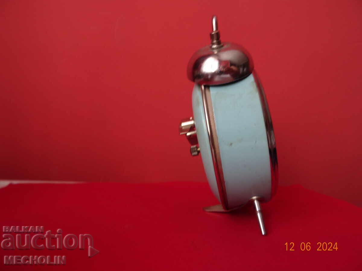 COLLECTIBLE CHINESE ALARM CLOCK 2 D HERO FISHERMAN CAT - 6