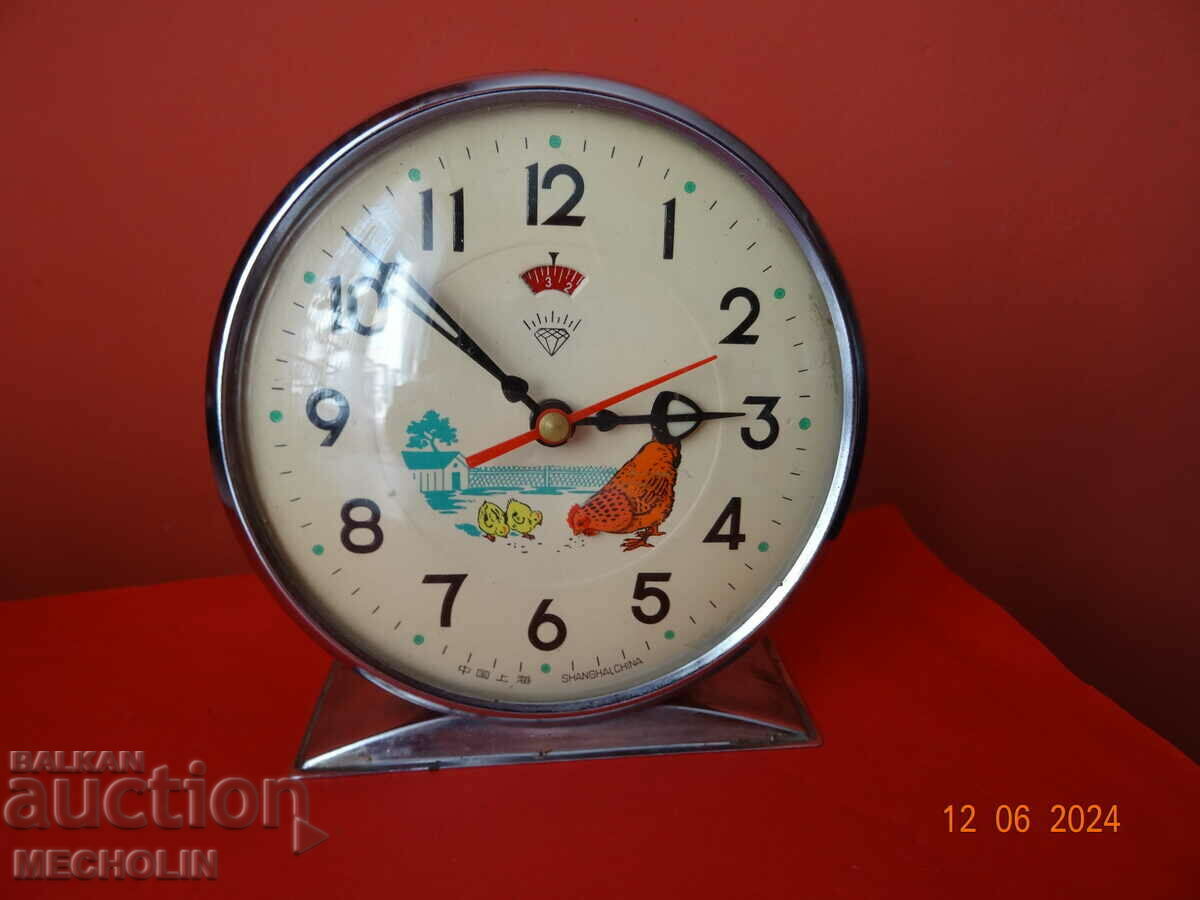 COLLECTIBLE CHINESE ALARM CLOCK 2D CHICKEN 2 with price 30.00 BGN | € 15.34 COLLECTIBLE CHINESE ALARM CLOCK 2D CHICKEN 2 with price 30.00 BGN | € 15.34