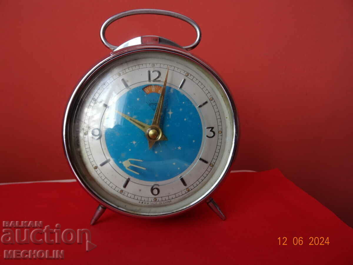 COLLECTIBLE CHINESE ALARM CLOCK 2D SPACE ROCKET 7 with price 30.00 BGN | € 15.34 COLLECTIBLE CHINESE ALARM CLOCK 2D SPACE ROCKET 7 with price 30.00 BGN | € 15.34