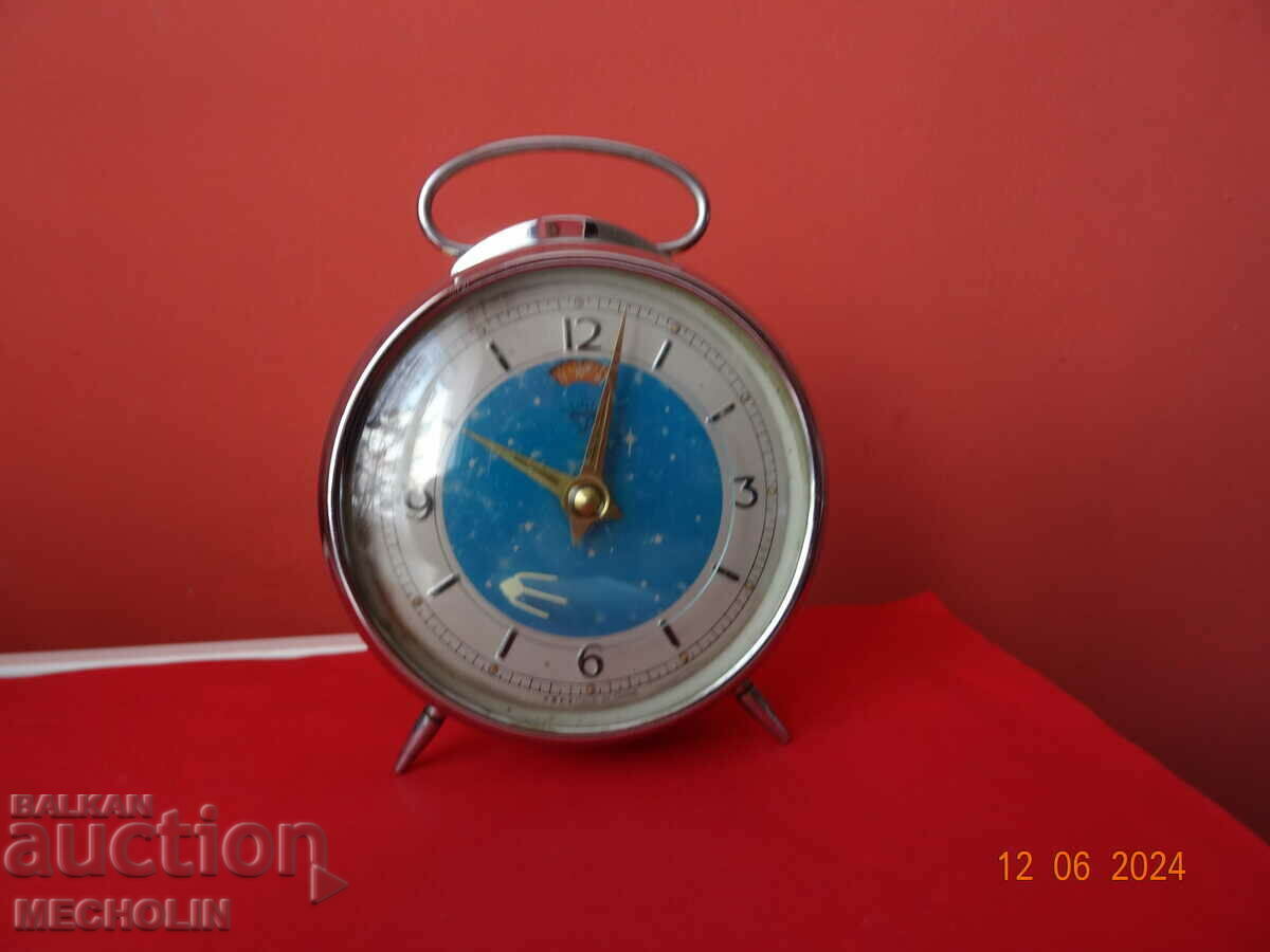 COLLECTIBLE CHINESE ALARM CLOCK 2D SPACE ROCKET 7