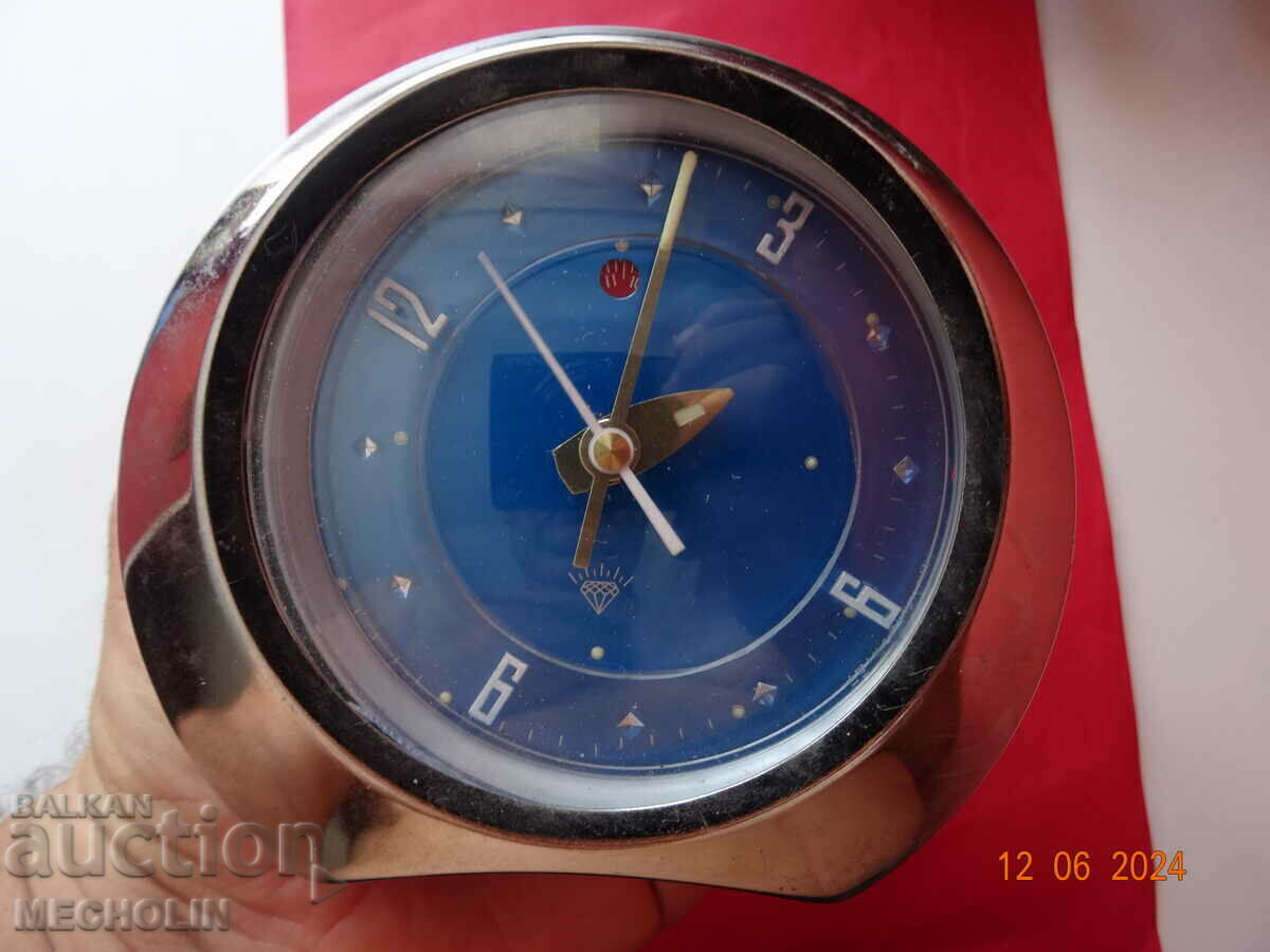 COLLECTIBLE CHINESE ALARM CLOCK SPACE DIAMOND - 7