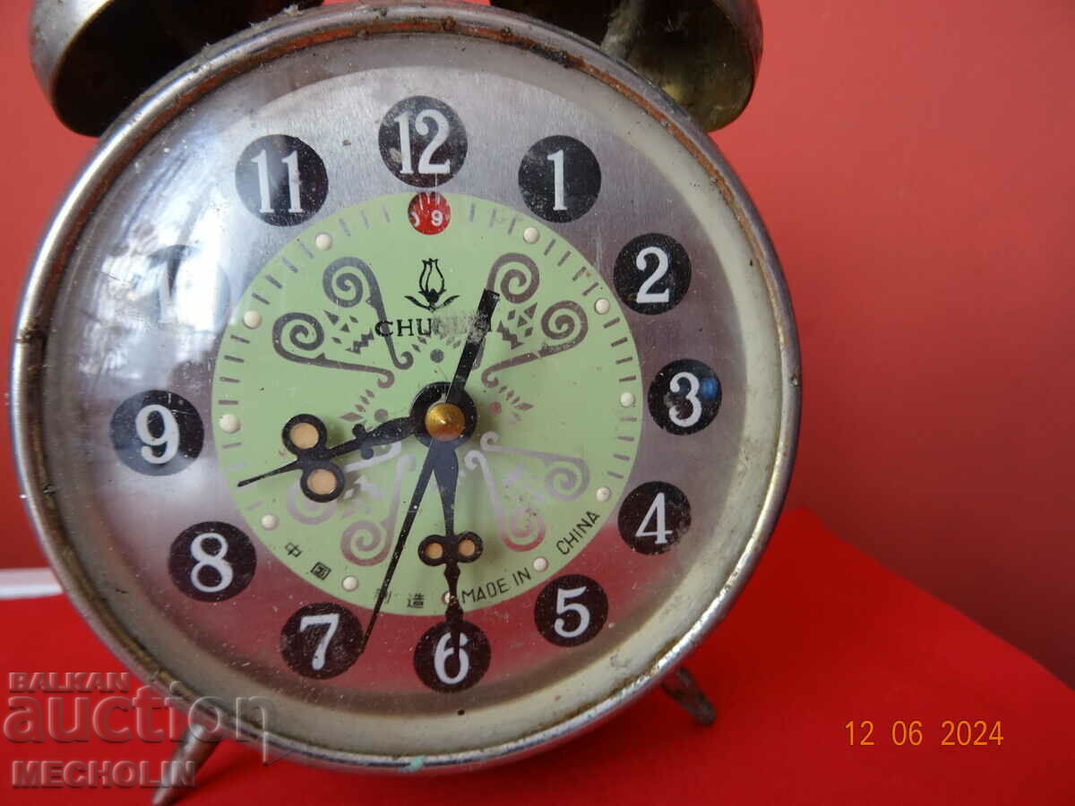 COLLECTIBLE CHINESE ALARM CLOCK WITH BELLS with price 5.00 BGN | € 2.56 COLLECTIBLE CHINESE ALARM CLOCK WITH BELLS with price 5.00 BGN | € 2.56