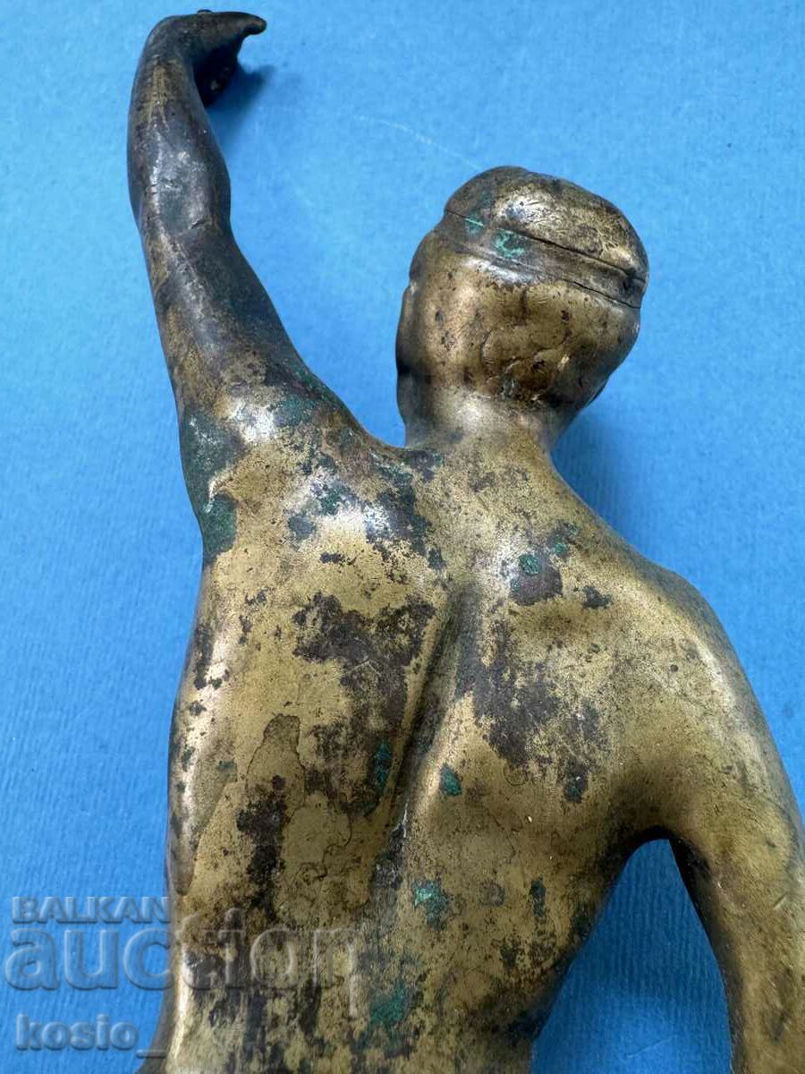 Auction Bronze sculpture of an Olympian Auction Bronze sculpture of an Olympian