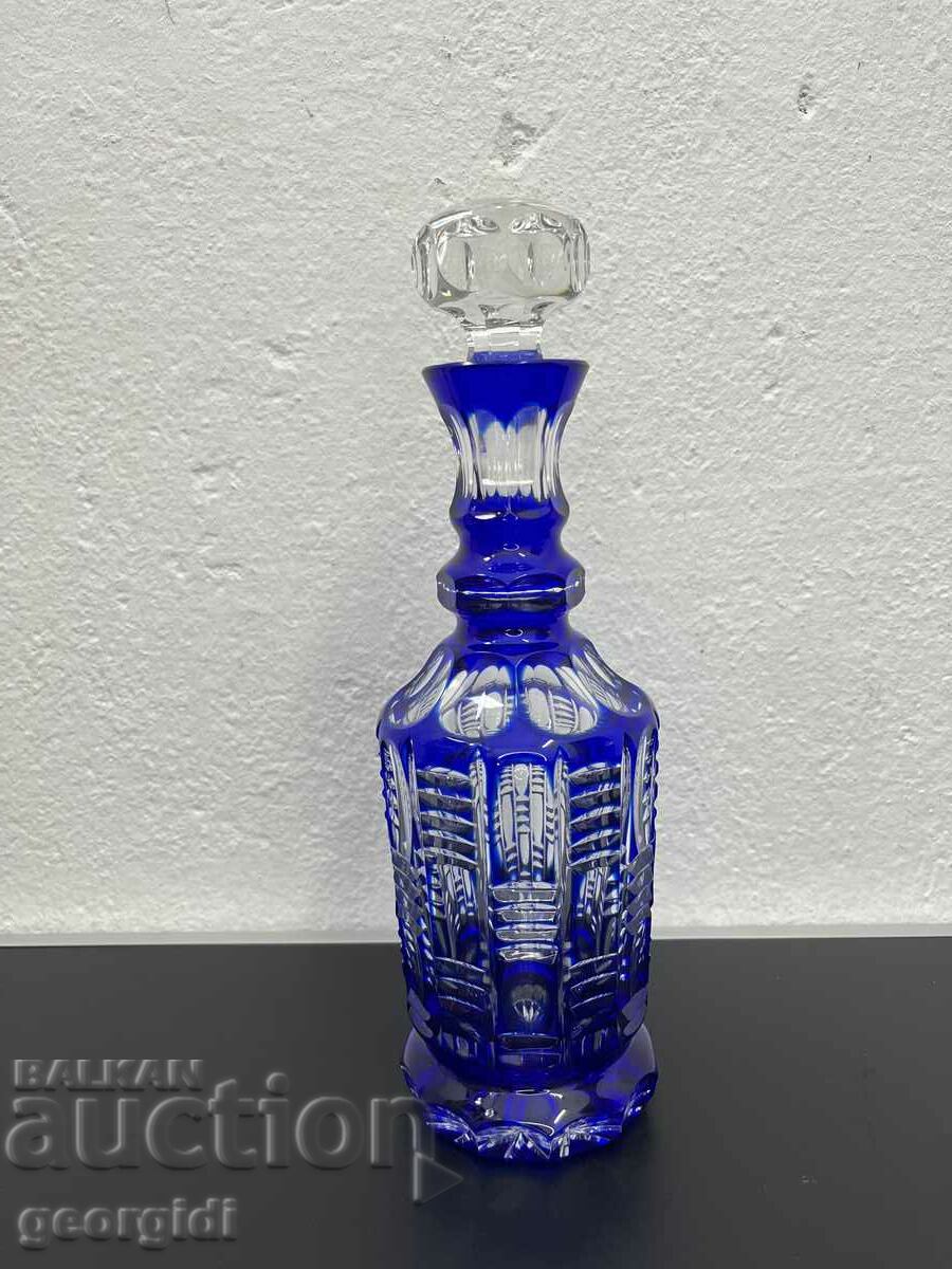 Unique cobalt decanter / bottle / bottle. #5510