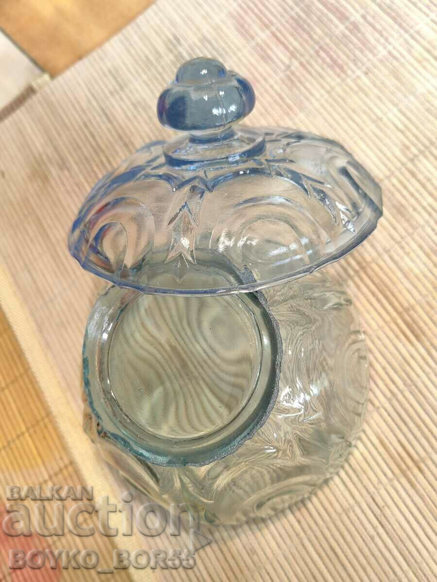 Delivery of Old Bulgarian Red Society Sugar Bowl Bonbonniera 1960s Delivery of Old Bulgarian Red Society Sugar Bowl Bonbonniera 1960s