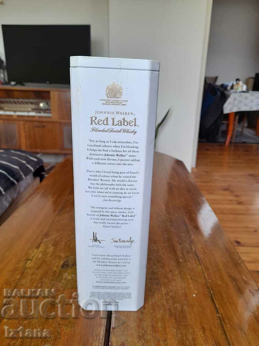 Auction  An old Johnnie Walker can