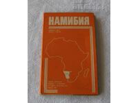 NAMIBIA REPUBLICA AFRICA DE SUD HARTA GEOGRAFICĂ 1982 URSS