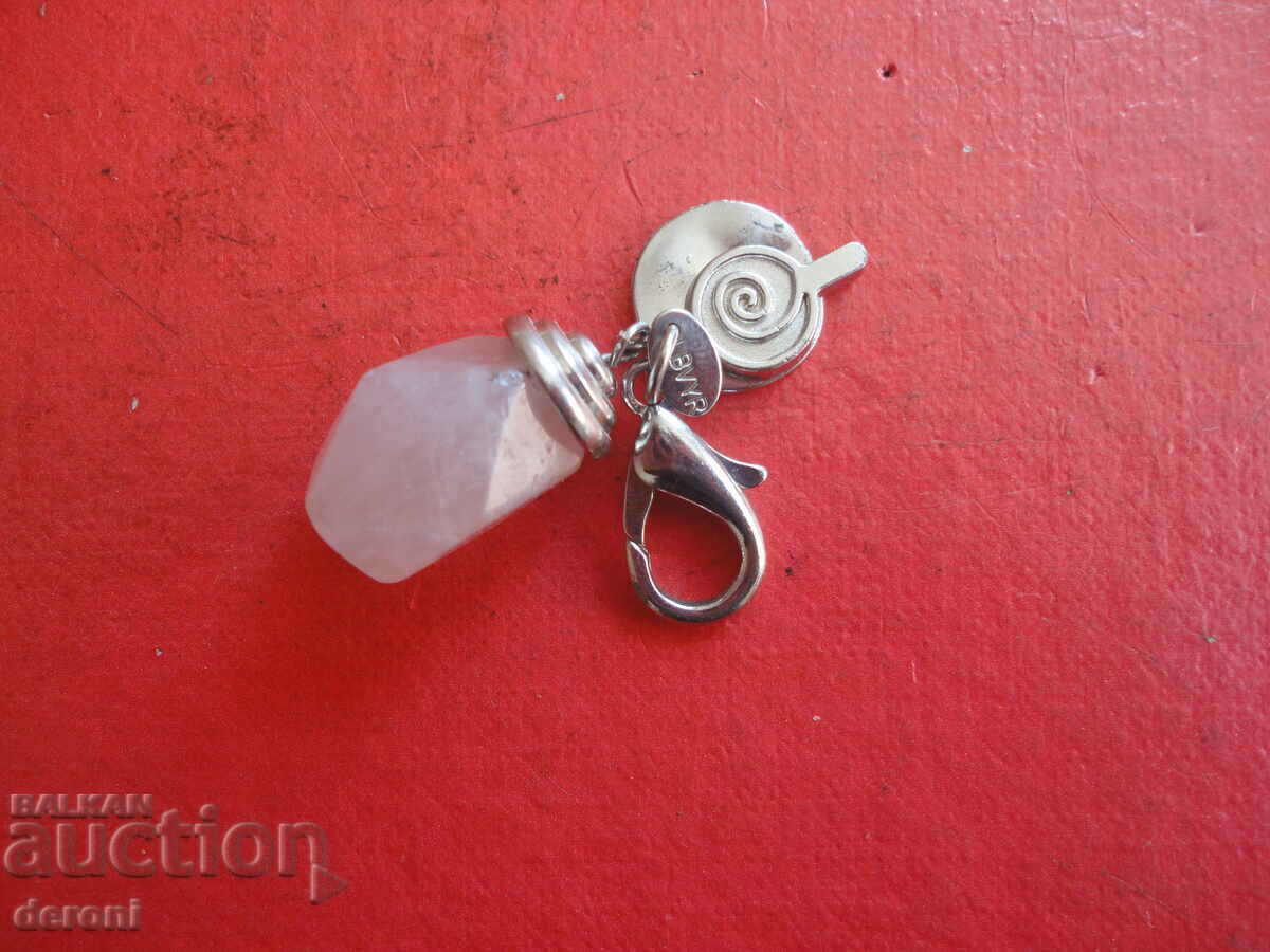 Awesome rose quartz talisman pendant - 5 Awesome rose quartz talisman pendant - 5
