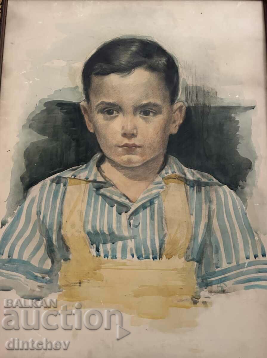 Portrait (Watercolor), Tsvetana Kosturkova