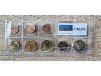 Set "Estonia Standard Euro Coins" UNC