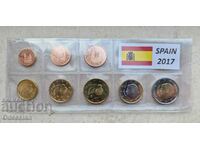 Set "Standard Euro coins from Spain - 2017"