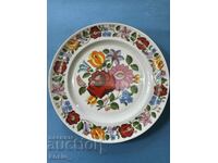 Farfurie de perete din portelan maghiar