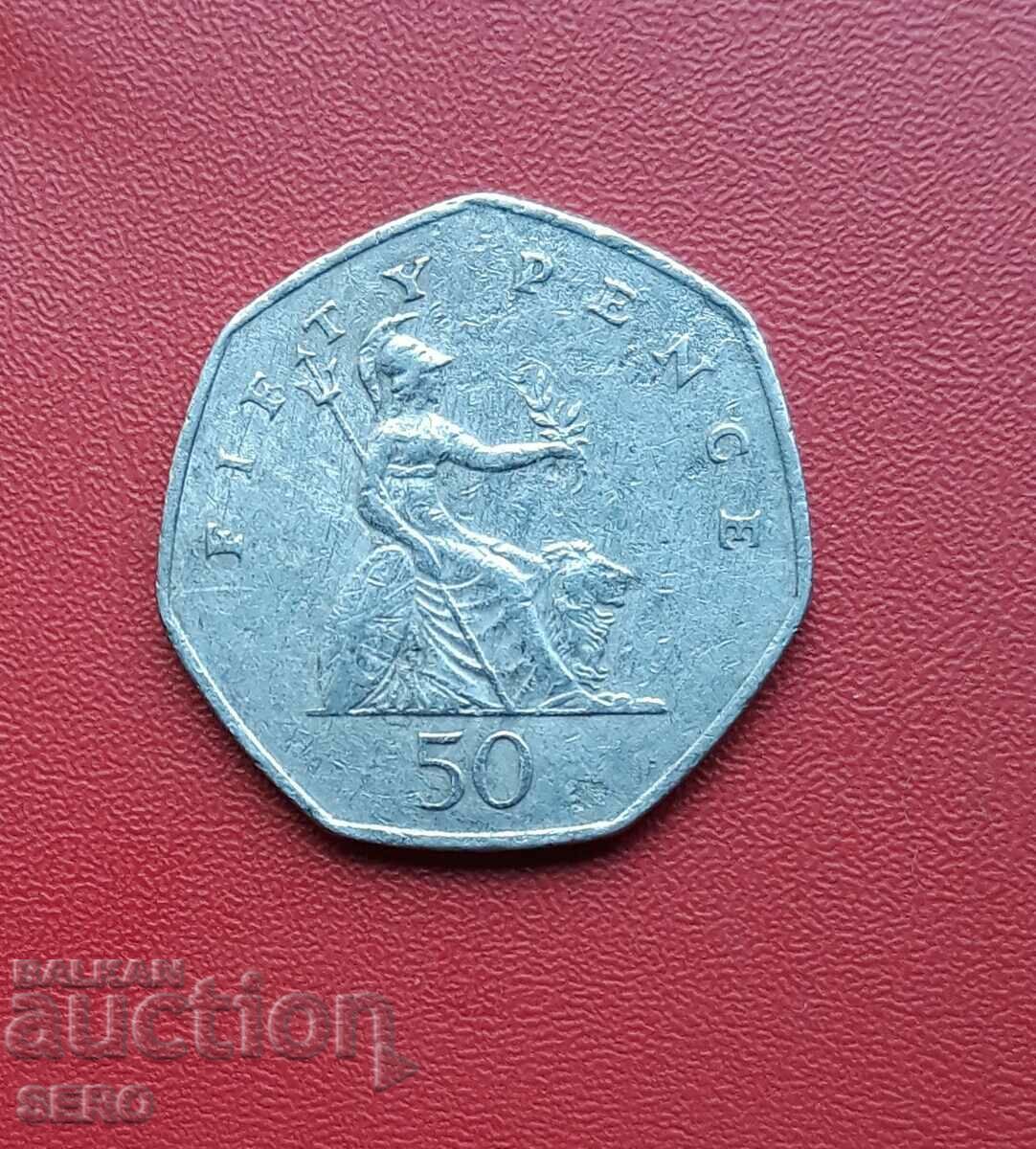 Great Britain - 50 pence 2001