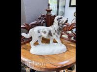 Old Bulgarian Porcelain Figure Karakachan Dog Isis