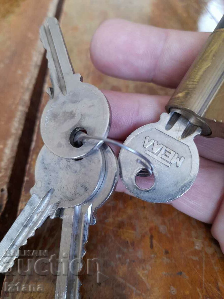 Old secret lock cartridge Metal - 5 Old secret lock cartridge Metal - 5