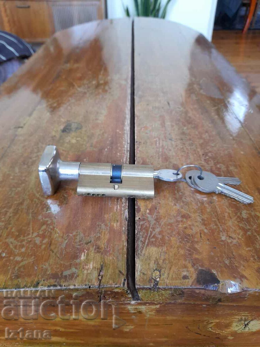 Old secret lock cartridge Metal