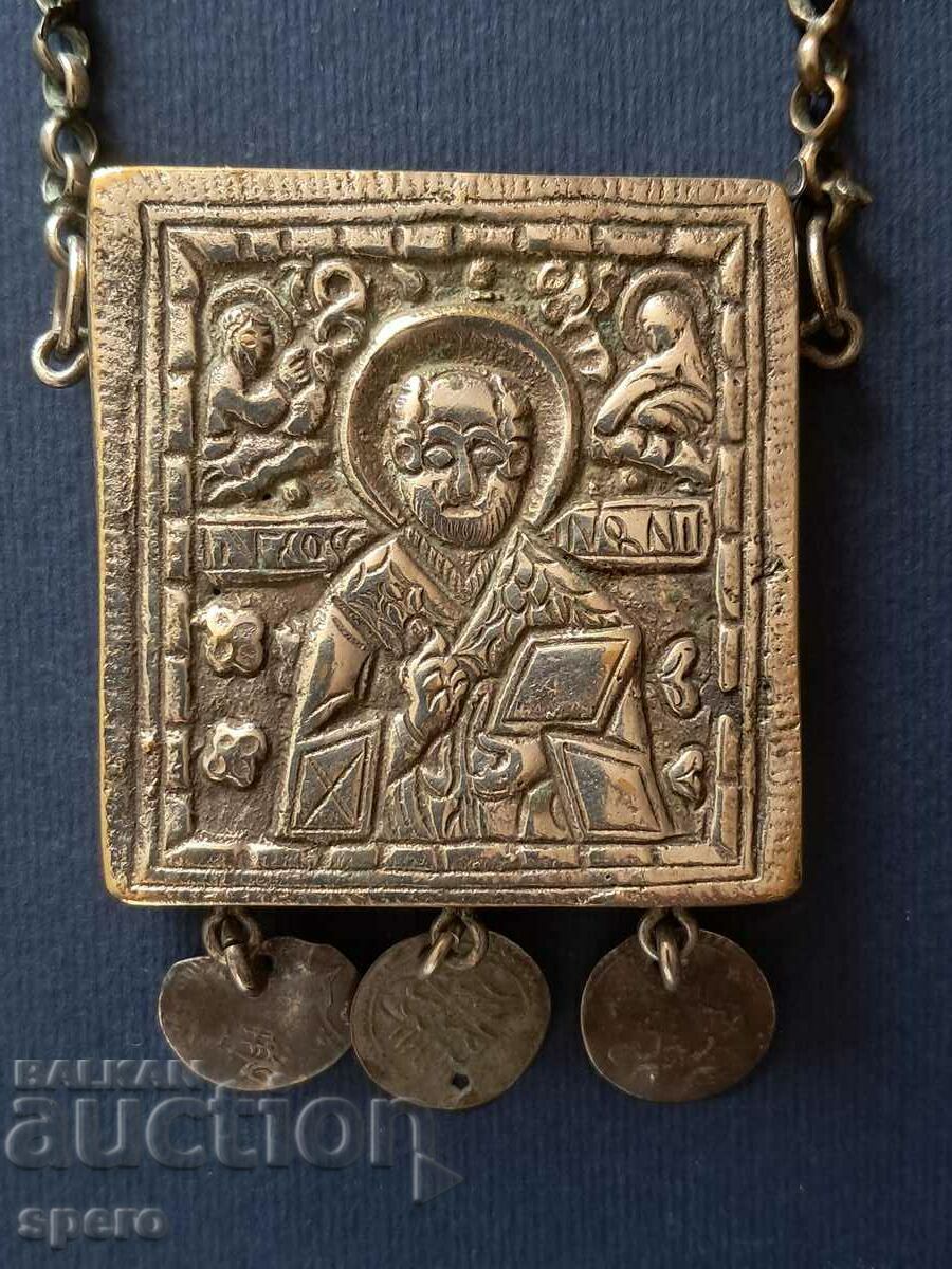 Λειψανοθήκη, εγκόλπιο με τιμή 560.00 BGN | € 286.32 Λειψανοθήκη, εγκόλπιο με τιμή 560.00 BGN | € 286.32