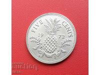 Bahamas-5 cents 1972-small circulation 11 pcs.